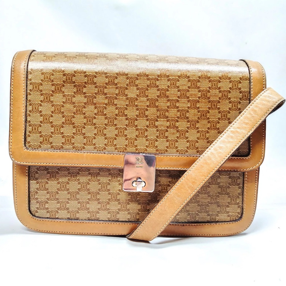 CELINE Shoulder Bag  Brown